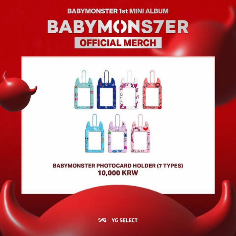 READY Photocard HOLDER CHATOL OFFICIAL BABYMONSTER BAEMON