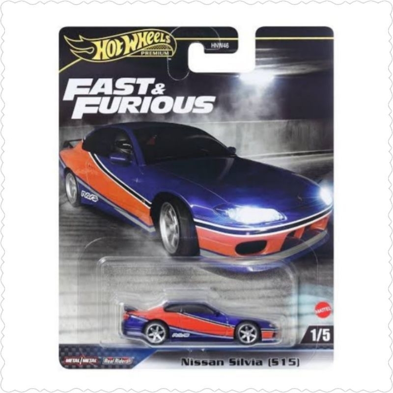 Hot Wheels Nissan Silvia S15 Monalisa Fast And Furious FNF MIX F