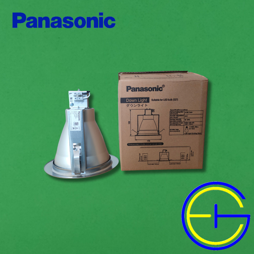 Panasonic Downlight 5 Inch Silver NLP73430 Shopee Philippines