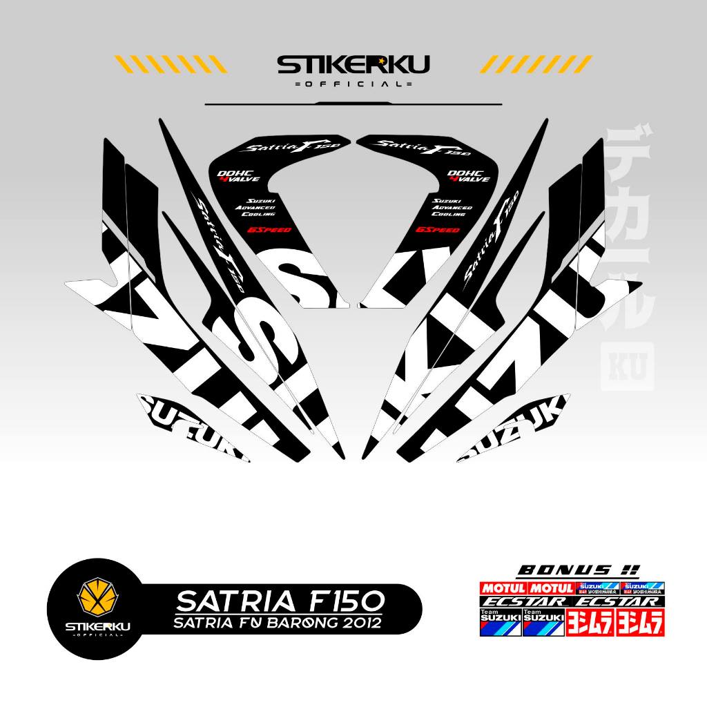 Satria F Striping Motif Suzuki Ecstar Satria Fu Barong