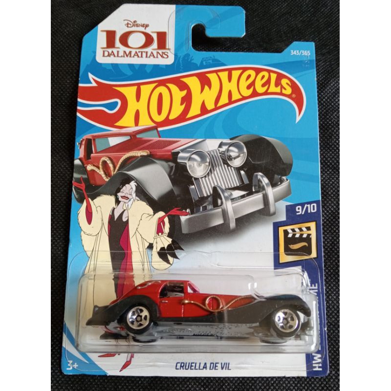 Hot WHEELS CRUELLA DE VIL DISNEY 101 DALMATIANS Shopee Philippines