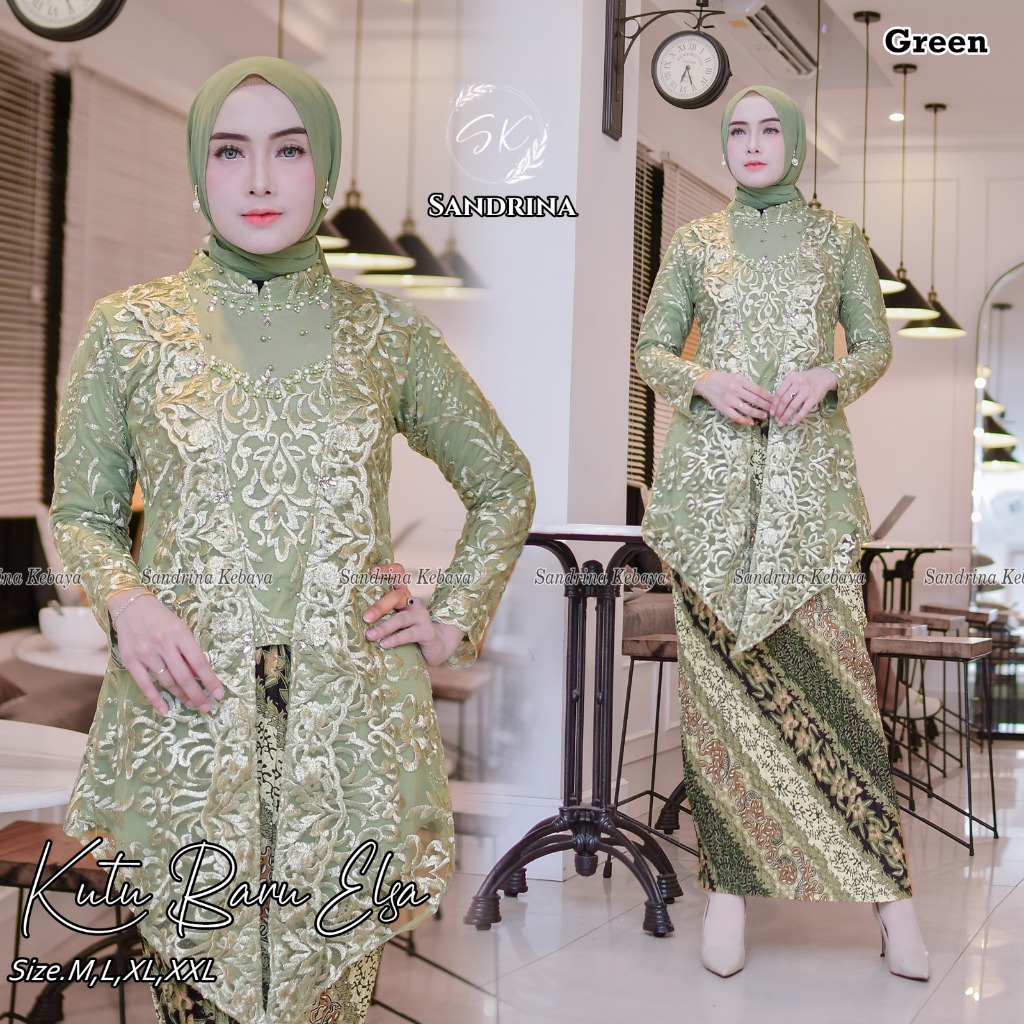 New ARIVAL Kebaya Kutu Baru Elsa Kebaya Kartini Kebaya Modern Tille