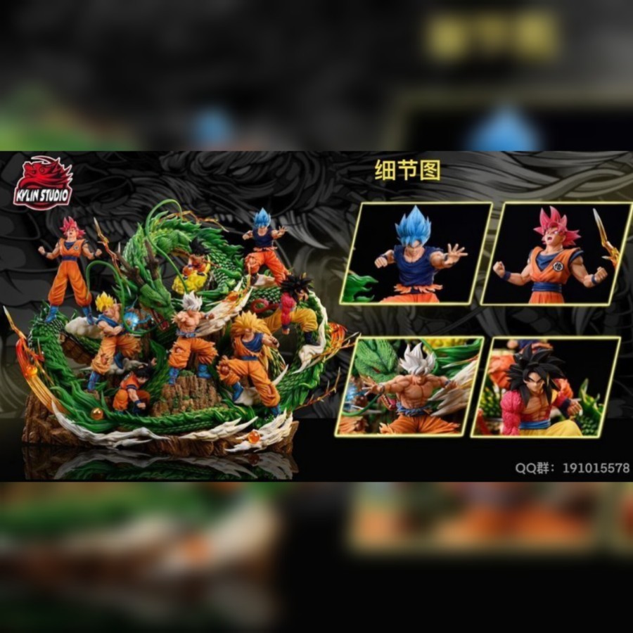 Goku LIFE TIME BY KYLIN STUDIO RESIN STATUE DRAGON BALL Shopee