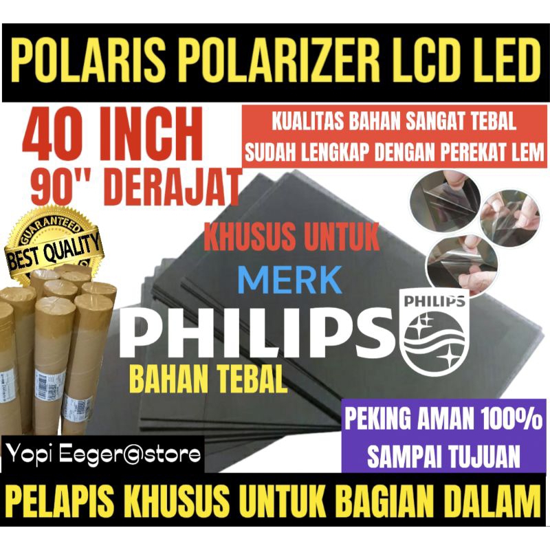 Polaris Polarizer Lcd Led Philips Inch Degree Special Plastic