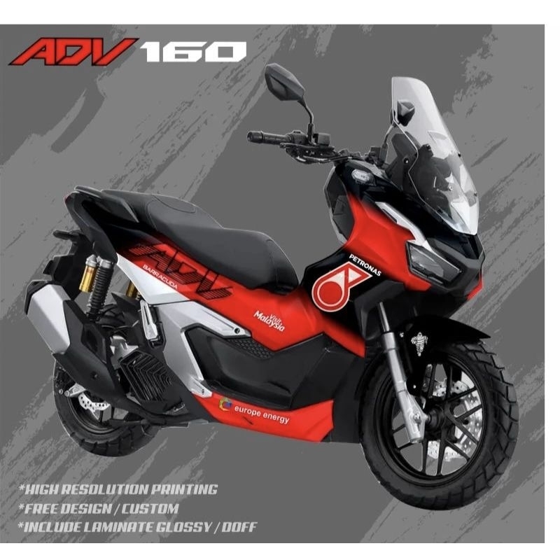 Honda Adv 160 Fullbody Motorcycle Variation Sticker Decal Honda Adv