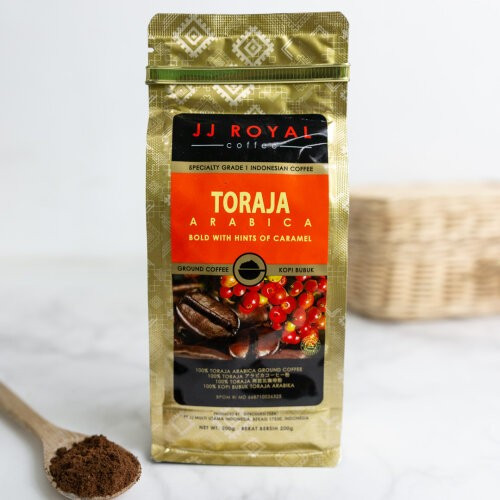 Jj Royal Kopi Toraja Arabica Ground Bag Grams Shopee Philippines