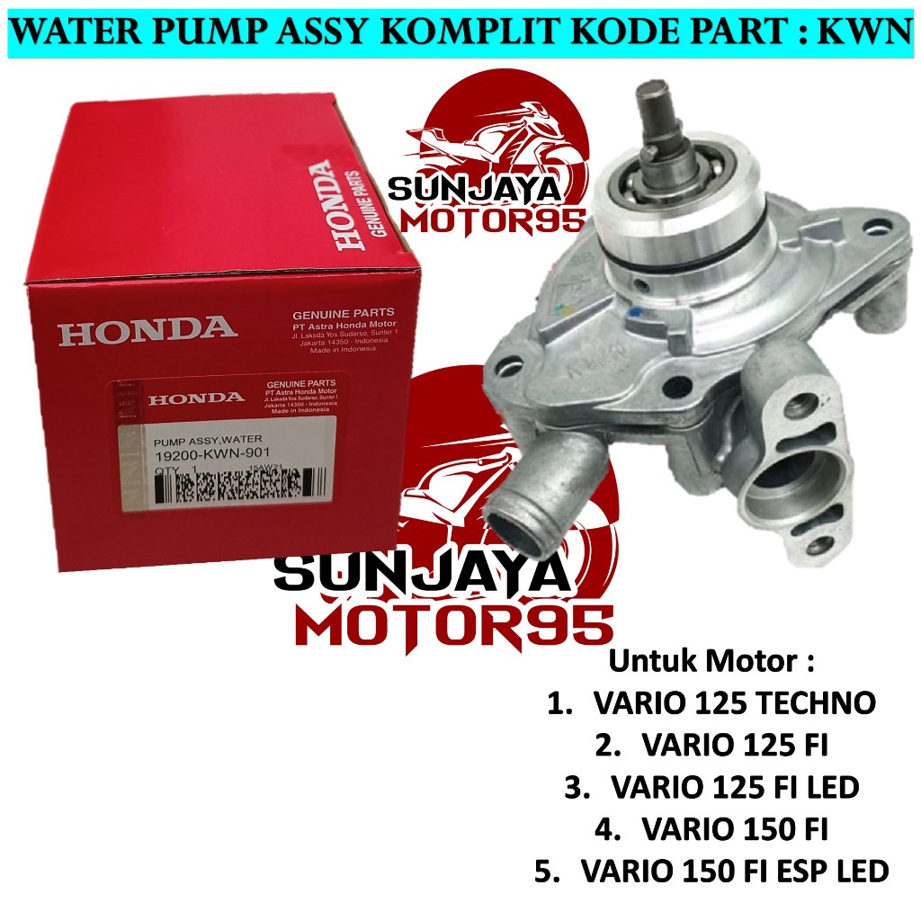 LOKAL Water Pump Assy Honda Click 125 Click 150 PCX 150 Local ADV