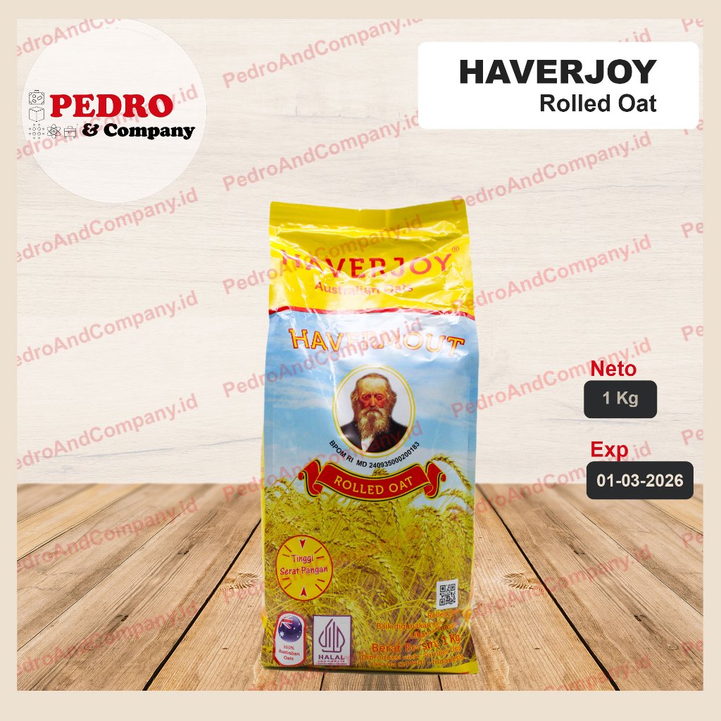 Haverjoy Havermout Rolled Oats Kg Australian Oat Yellow Shopee