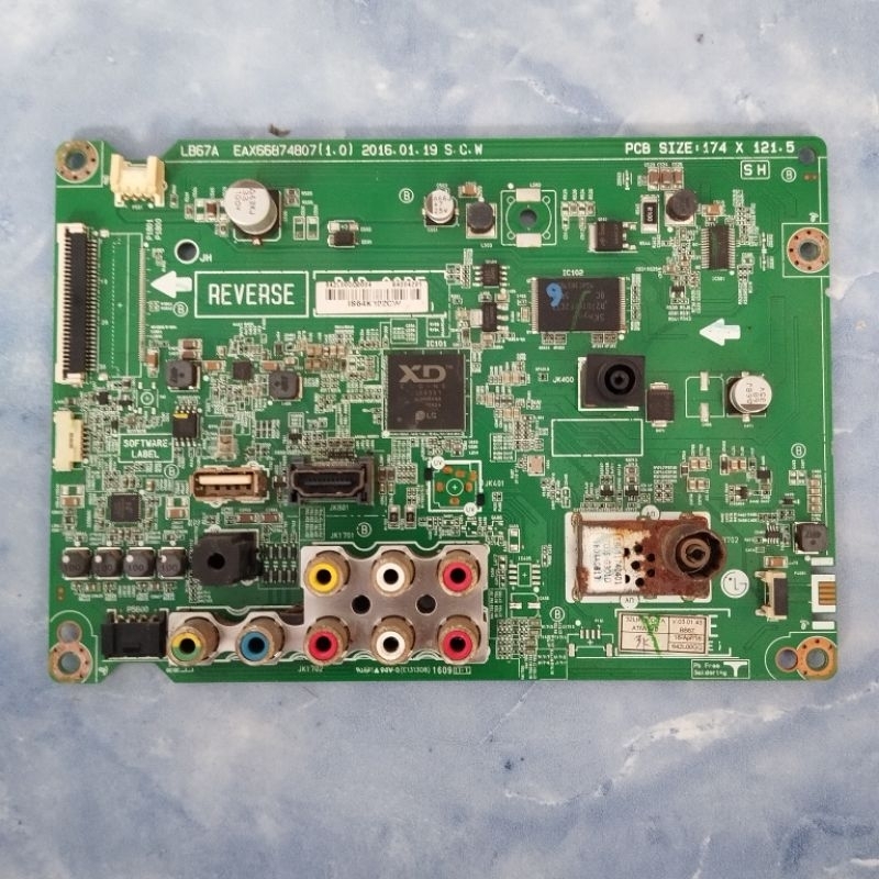 Mainboard Original Mobo Mb Tv Lg Lh D Lh D Ta Normal Shopee