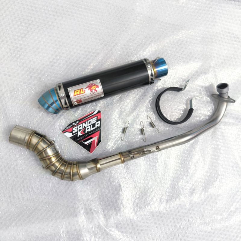 Exhaust Ekzos Red Leo Open For Ex5 Wave Kriss Lagenda Srl Dream Ez115