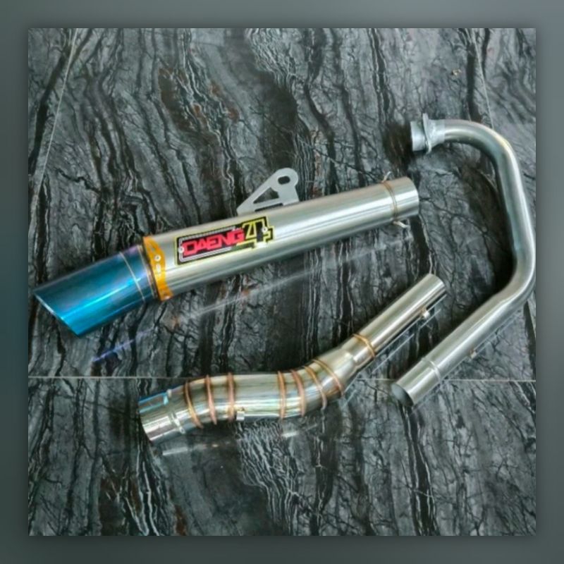 Daeng Sai4 Conical Open Specs Open Pipe Exhaust Pipe For Raider 150rb