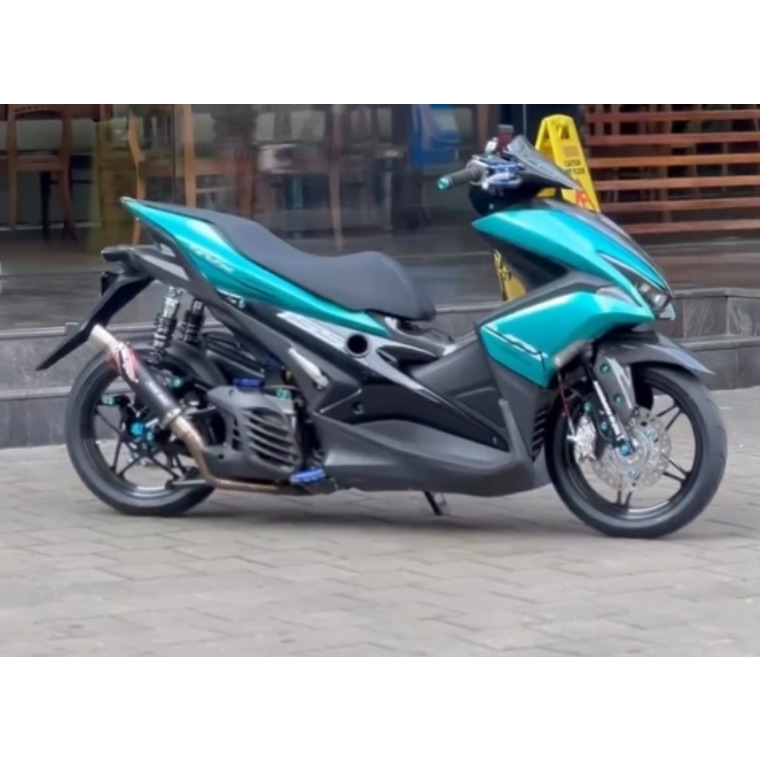 Custom TRANSPARENT STRIPING AEROX OLD 155 VVA SIMPEL DESIGN Shopee