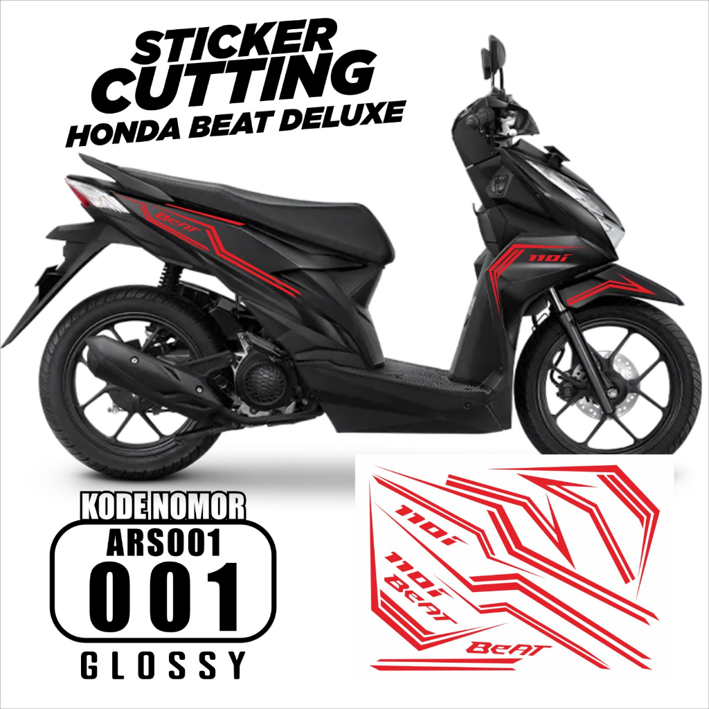 Honda Beat Deluxe Striping Sticker Variation Decal Ars