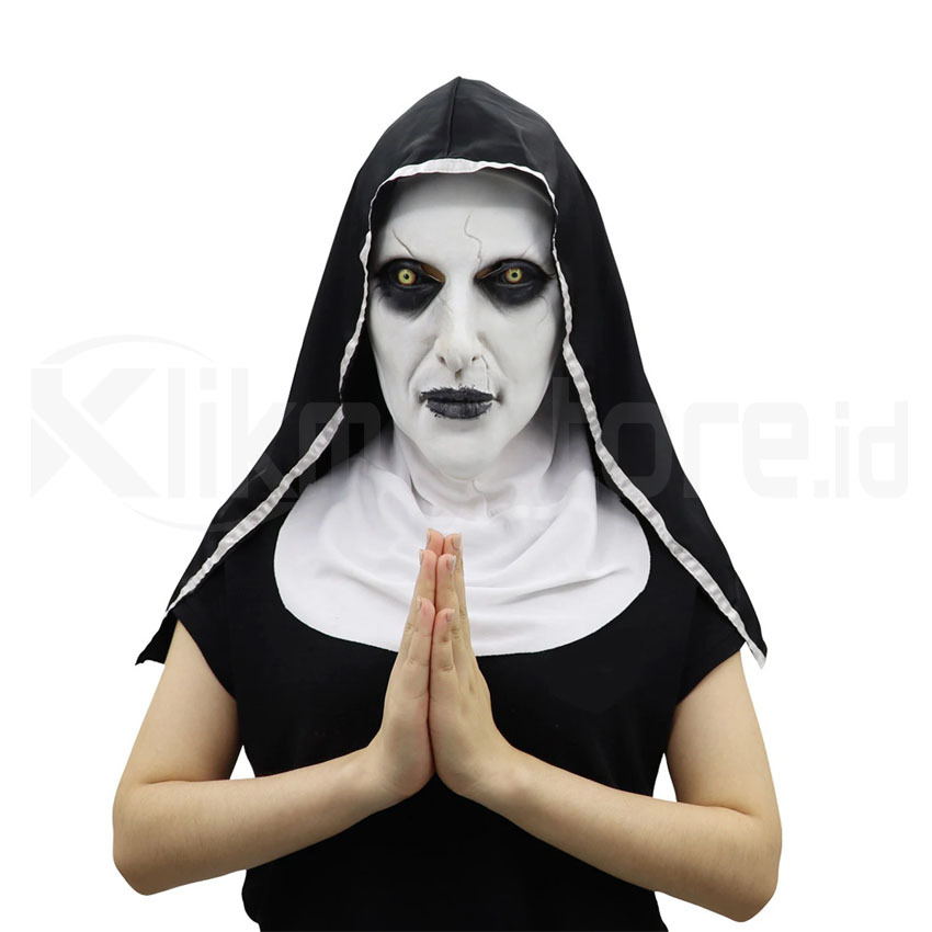 Valak Mask The Nun Latex Horror Spooky Scary Mask Halloween Party