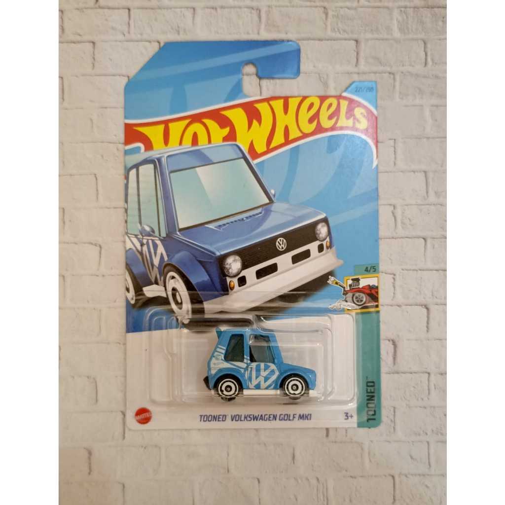 Merah Hot Wheels Tooned Volkswagen Golf Blue Chevy Silverado Mighty K