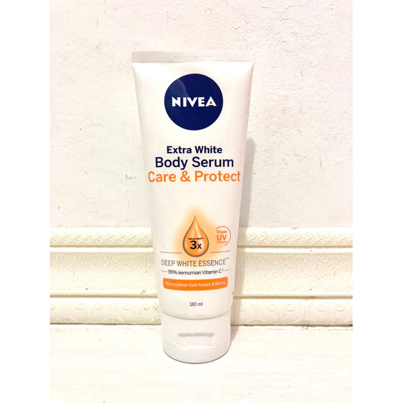 Nivea Extra White Body Serum Care Protect 180ml Shopee Philippines