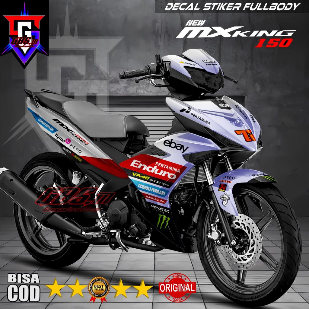 Decal Mx King 150 New Full Body Variation Decal Sticker Mx King 150 New