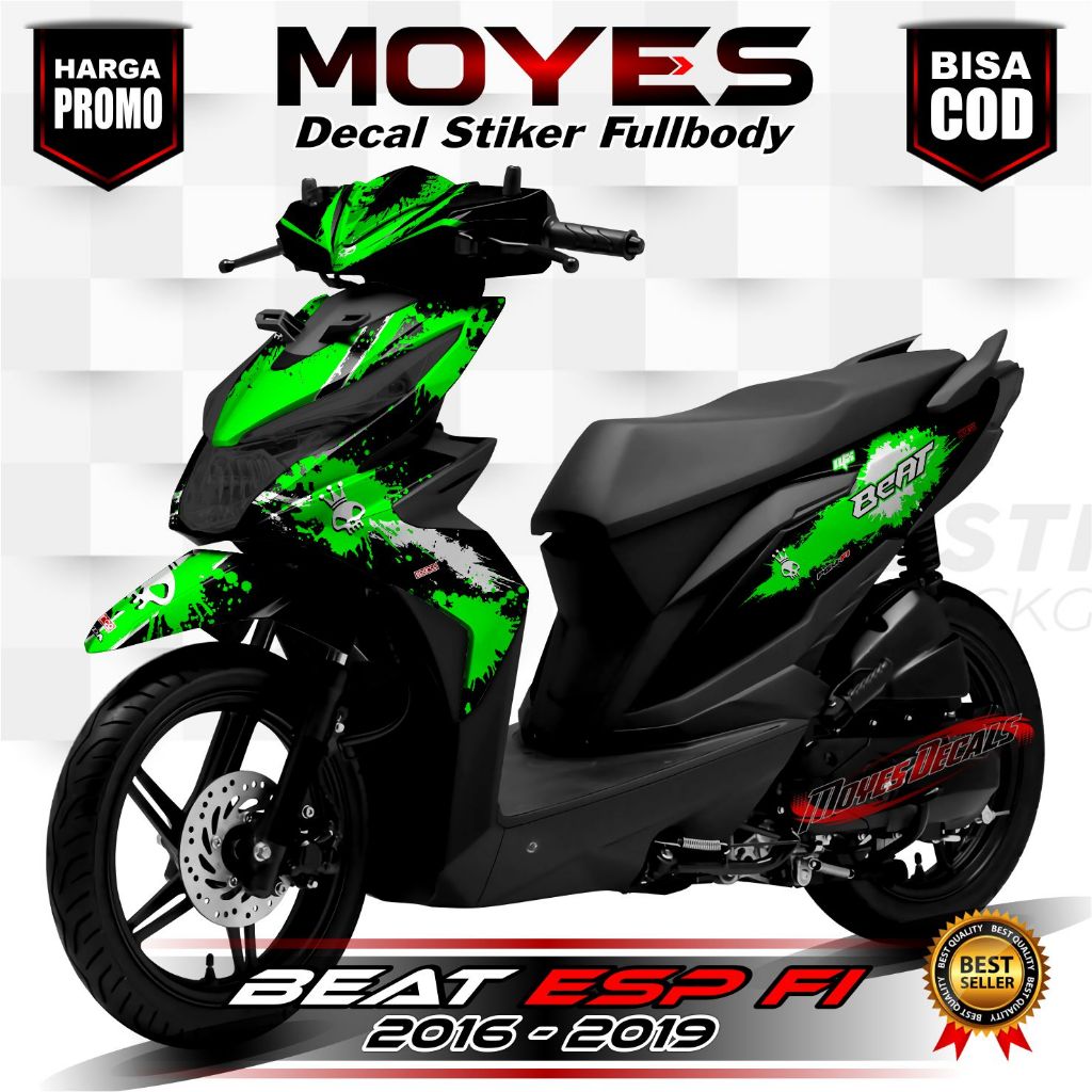 New Decal Sticker Honda Beat Esp Street 2016 2017 2018 2019 Full Body