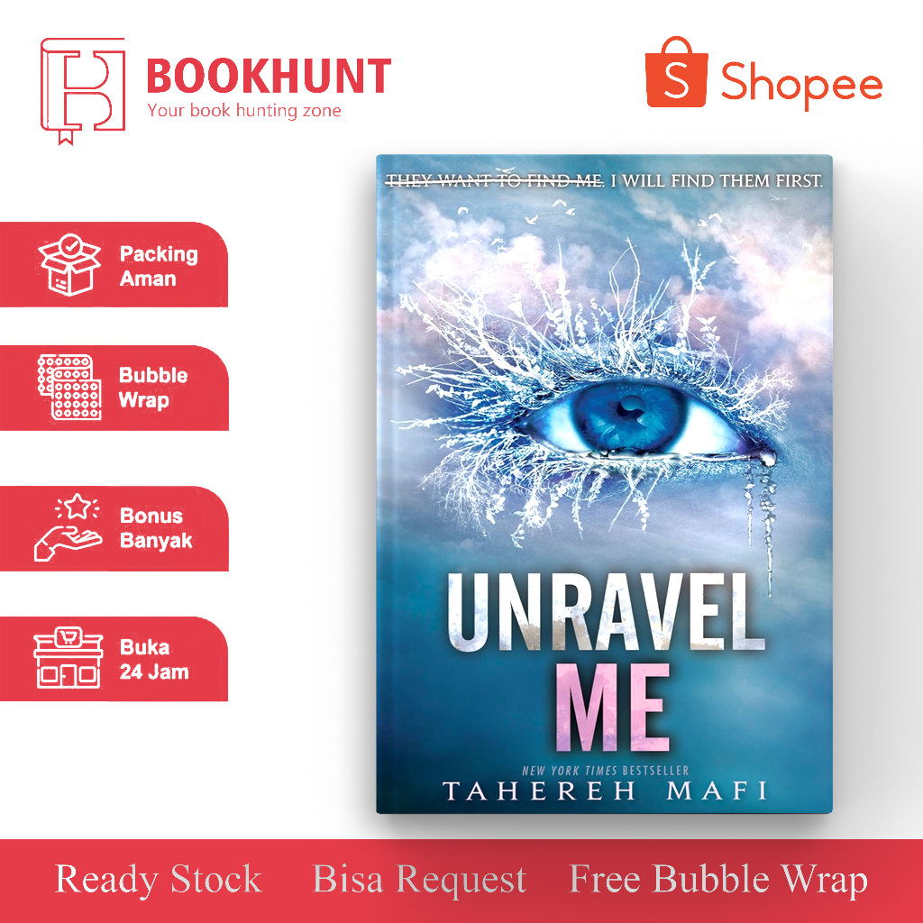 Unravel Me Shatter Me By Tahereh Mafi English Shopee Philippines