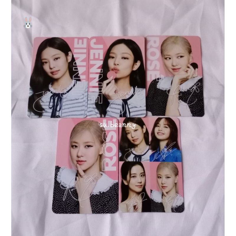 Blackpink X Oreo Official Photocard Jennie Rose Shopee Philippines