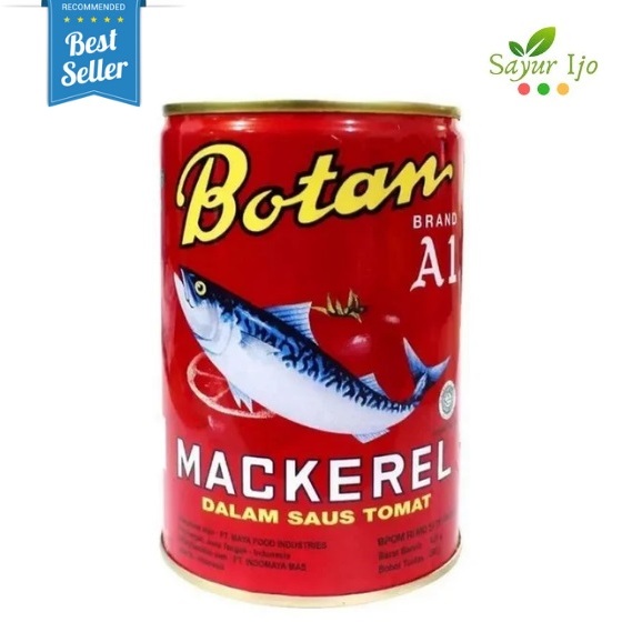 Botan Mackerel Tomato Sauce Gram Canned Premium Mackerel Fish Meat