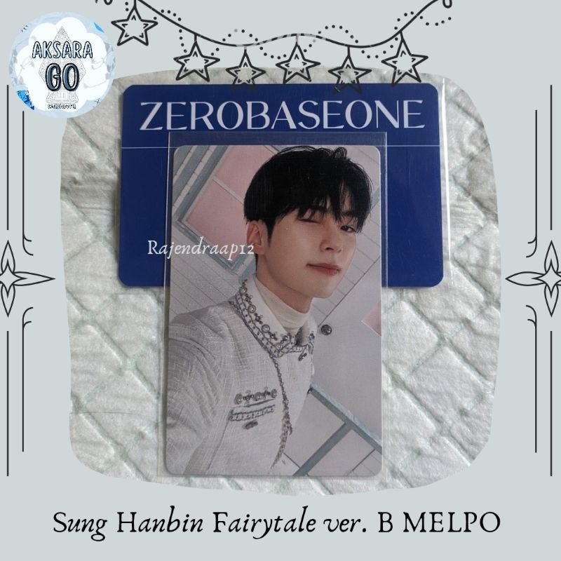 Photocard Official Sung Hanbin Fairytale Ver B Kim Gyuvin Mystery