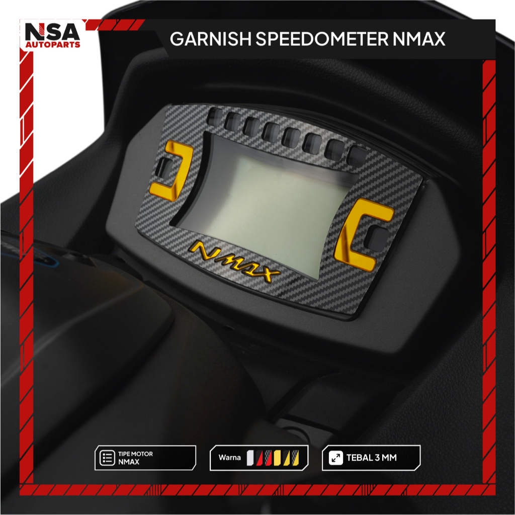 Nmax Speedometer Garnish Acrylic Material Not Nmax New Anti