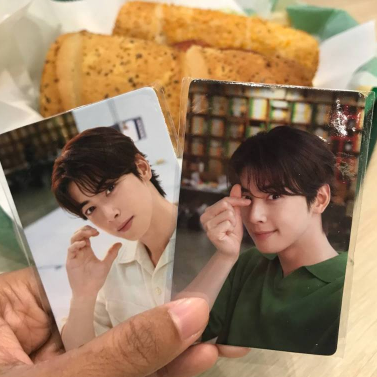 Official Photocard Astro Cha Eunwoo X Subway Actor Korea Shopee