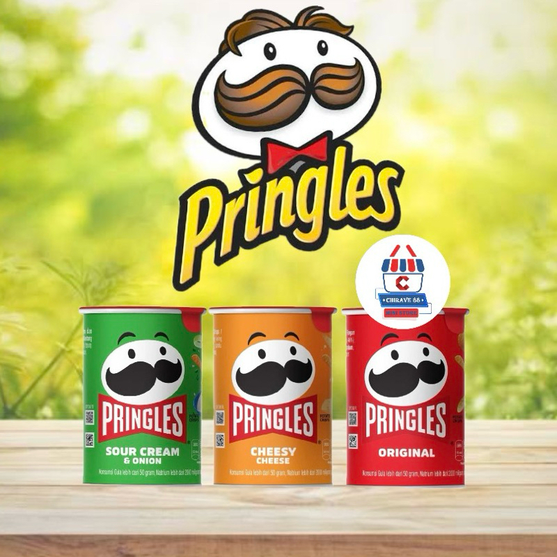 Pringles Potato Chips Original Sour Cream Onion Cheesy Cheese