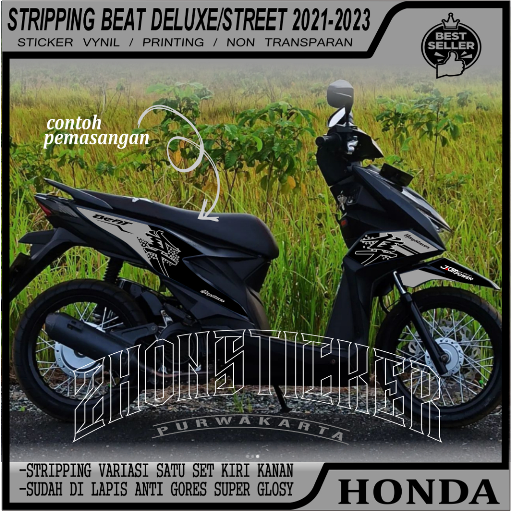 Hayabusa Sticker Variations Honda Beat Deluxe Beat Street 2020 To 2023