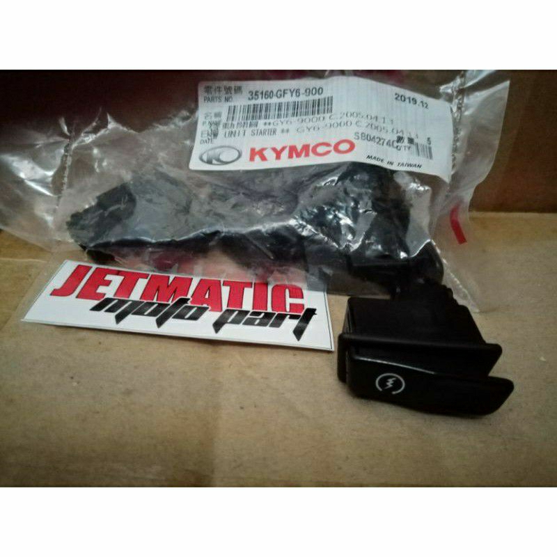 TOMBOL Starter Button Original Kymco Jetmatic Trend Matica Dink Racing