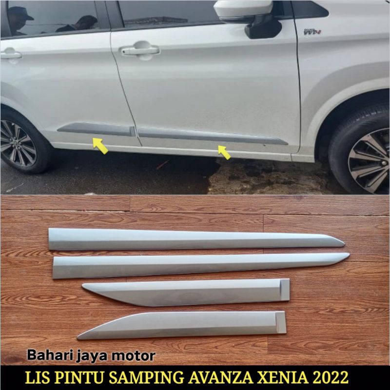 Avanza Xenia Side Door Trim In Metallic Silver Color Shopee