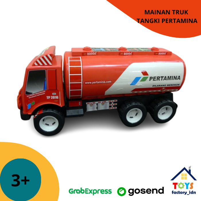 Pertamina Super Tank Truck Toy Car Cm Shopee Philippines