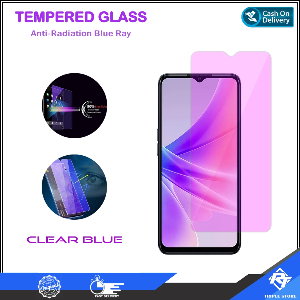 Tempered Glass Clear Anti Radiation Blue Ray Tecno Spark Pro C