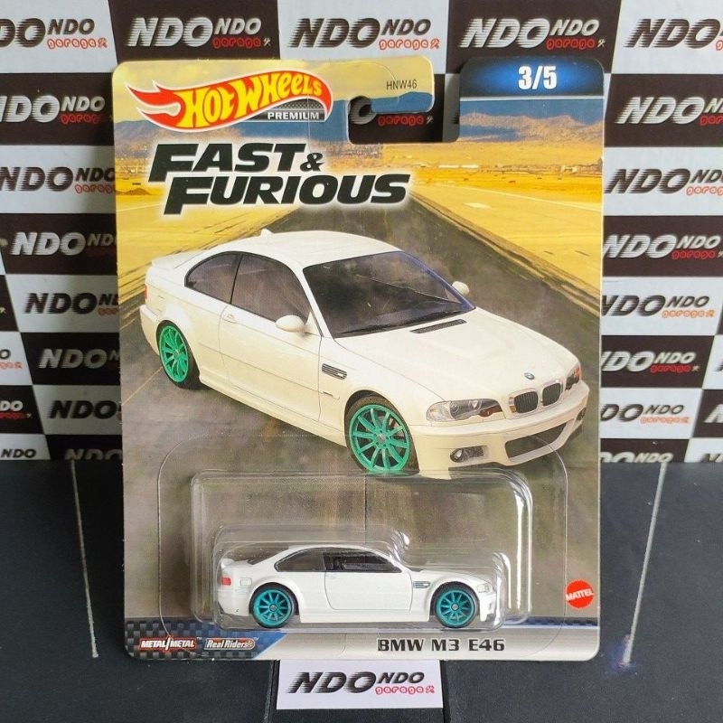 Hot Wheels Premium Bmw M E White Fast Furious Shopee