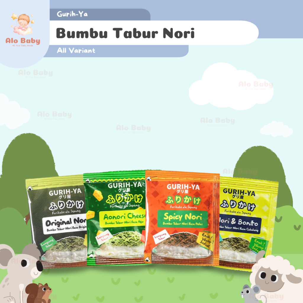 Gurih Ya Gurihya Seaweed Nori Seasoning Abon Seaweed Sachet Gr