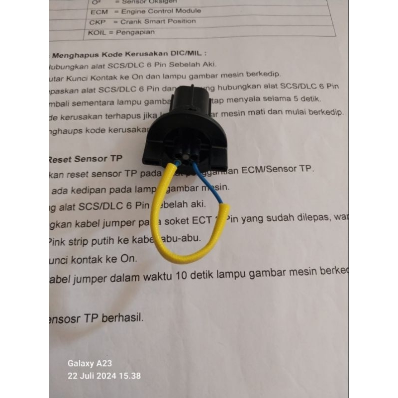 Ecm MANUAL RESET Socket HONDA NEW VARIO 125CC SCS DLC Shopee Philippines