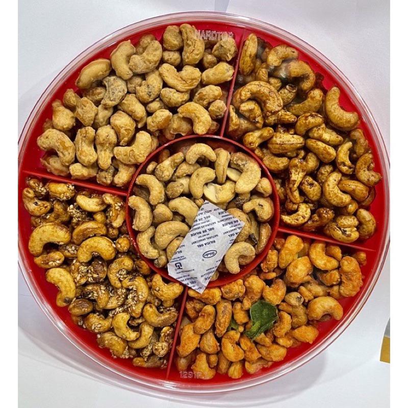 Fresh Flavored Tray Cashew Nuts Flavored Mente Beans Flavored