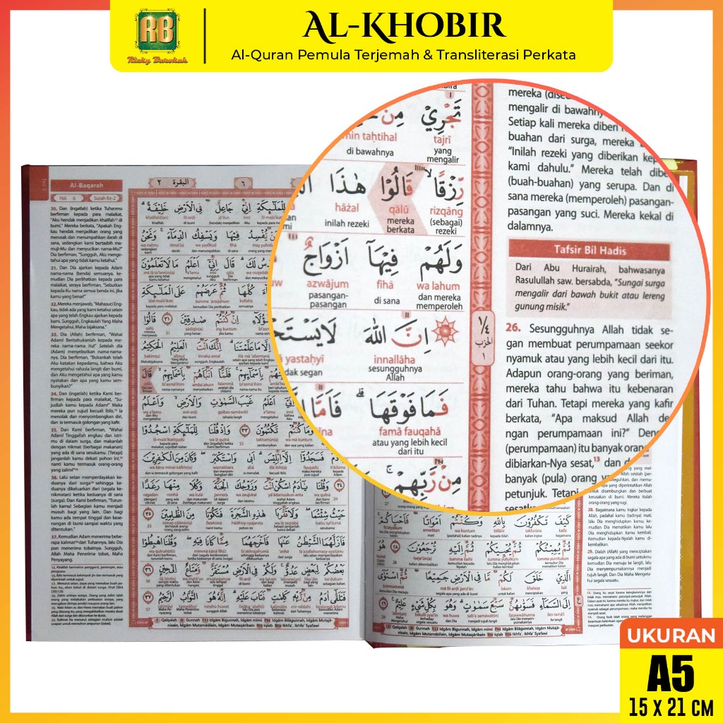 Al Quran Al Khobir A Transliteration Of Latin Words And Translations