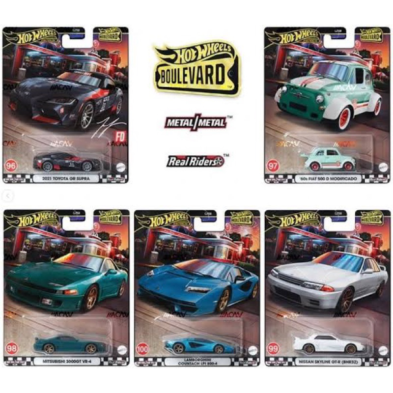 Hot Wheels Premium Boulevard Dash V 2021 Toyota GR Supra Mitsubishi