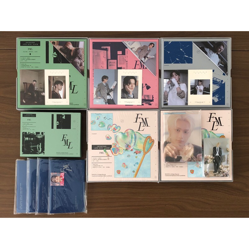 Ready Album Only Seventeen Fml Regular Version Green Fallen Misfit