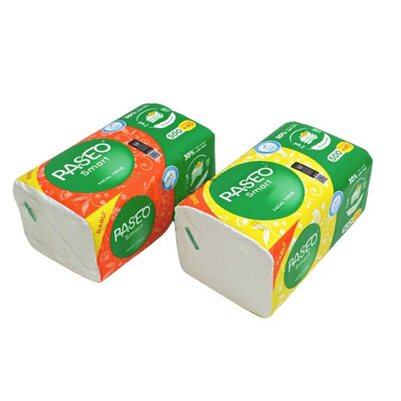 Paseo SMART Facial Tissue 540Ply Premium Soft 3ply Sheet Shopee