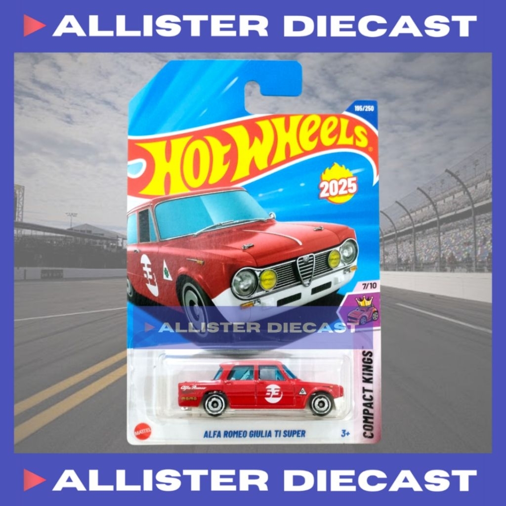 MERAH Hot Wheels Alfa Romeo Giulia TI Super Red Hotwheels Alfa Romeo