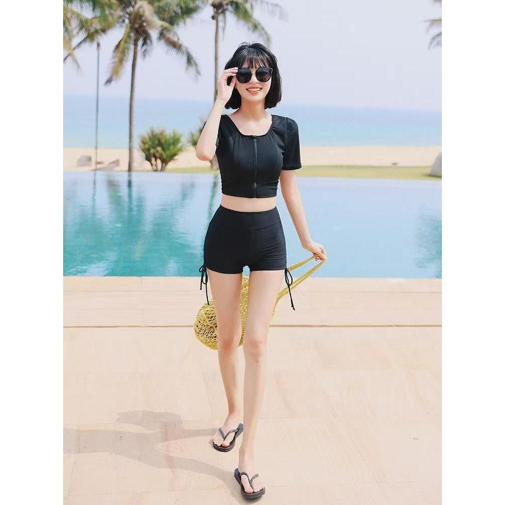 SAF VITA Black Handy Bikini Set 2 Pcs Woman Premium Korean Swimwear