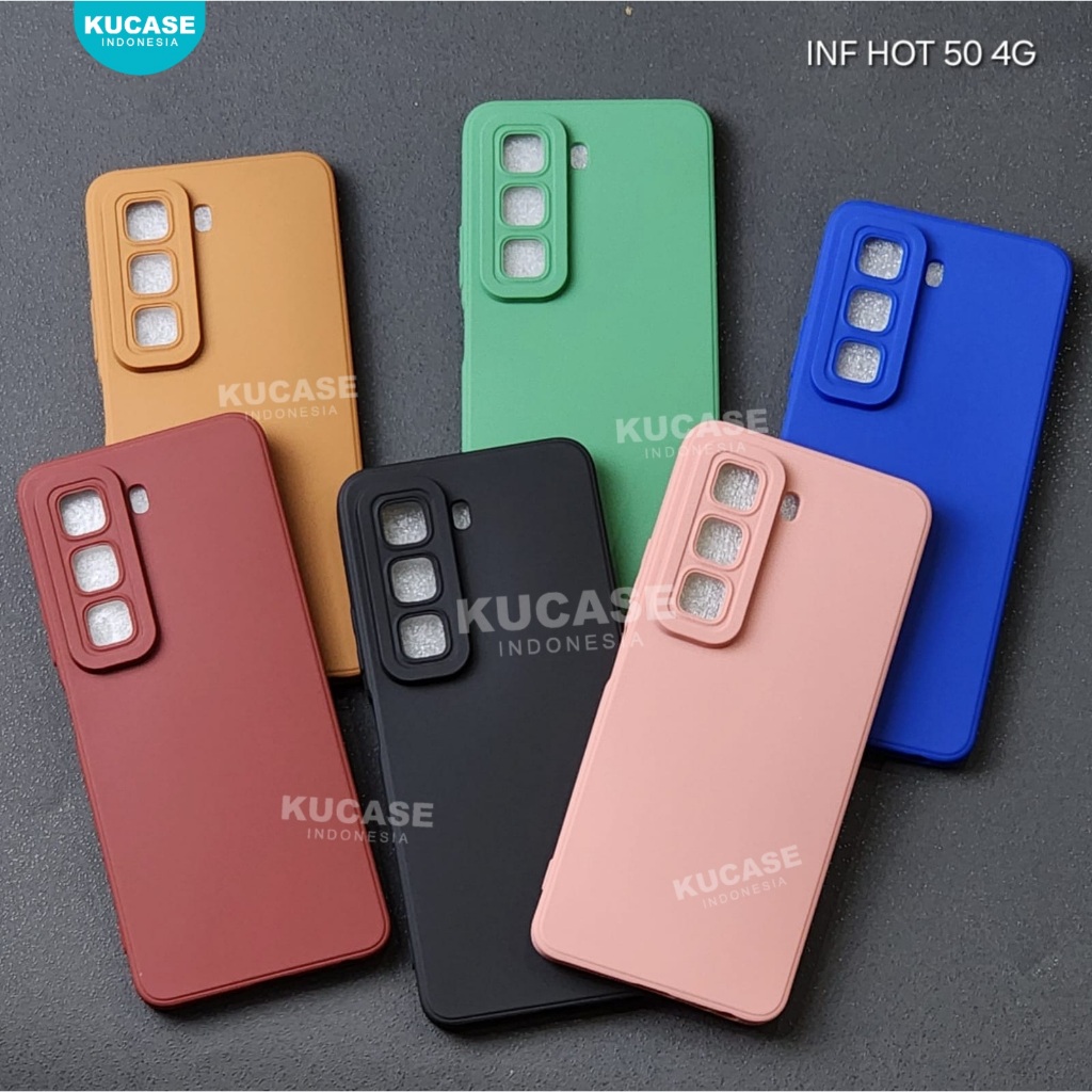 Case Infinix Hot G Case Pro Camera Color Softcase Macaron Infinix