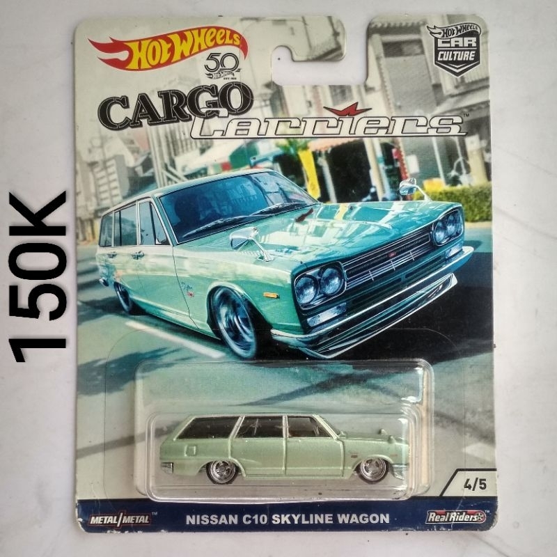 Hot Wheels Car Culture Cargo Carriers Nissan C10 Skyline Wagon Shopee