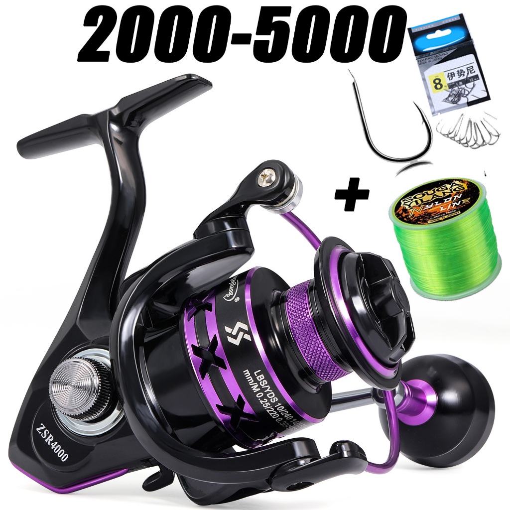 MESIN Fishing Reel Max Drag 10kg Fishing Machine 12 1 Ball Bearings