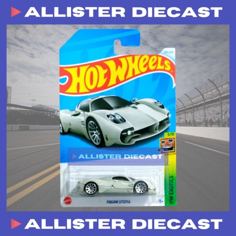 PUTIH Hot Wheels Pagani Utopia White Hotwheels Pagani Utopia White HW
