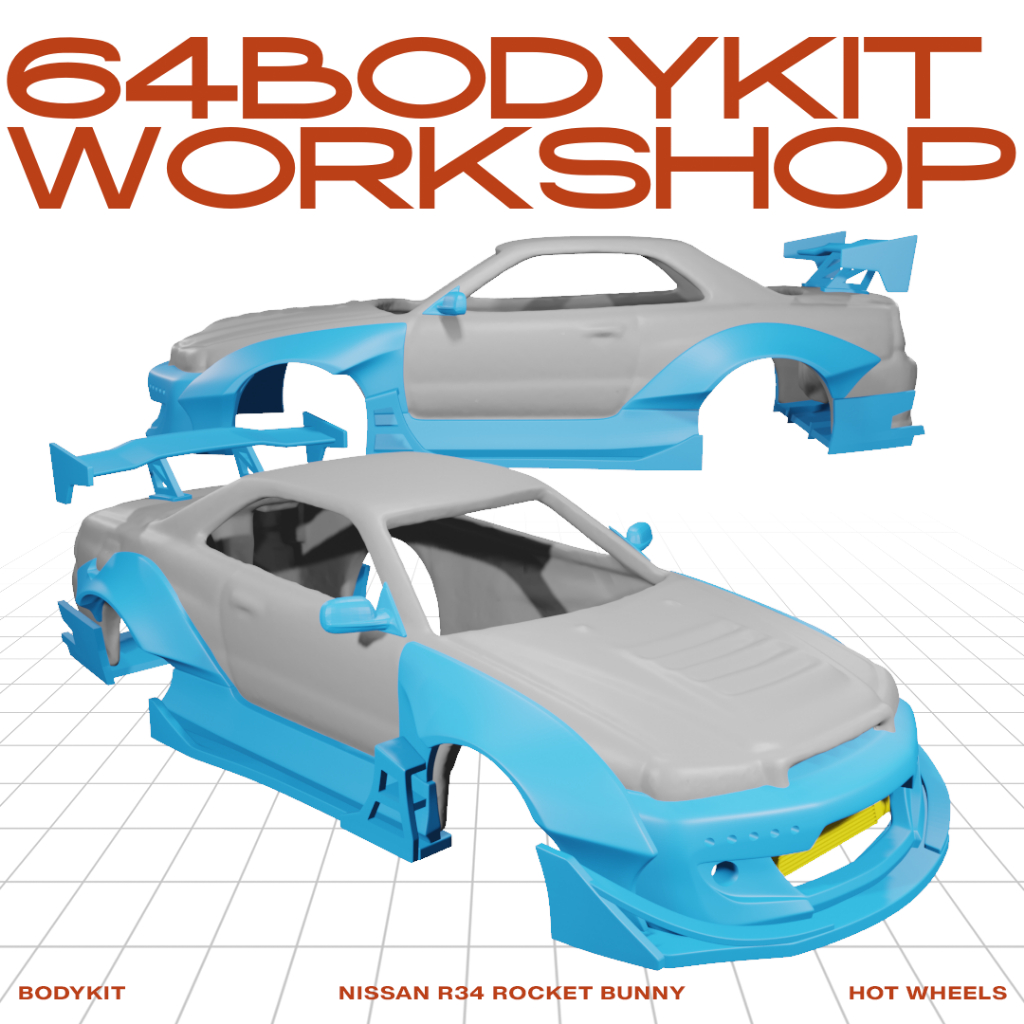 Bodykit ROCKET BUNNY HOT WHEELS NISSAN R Shopee Philippines