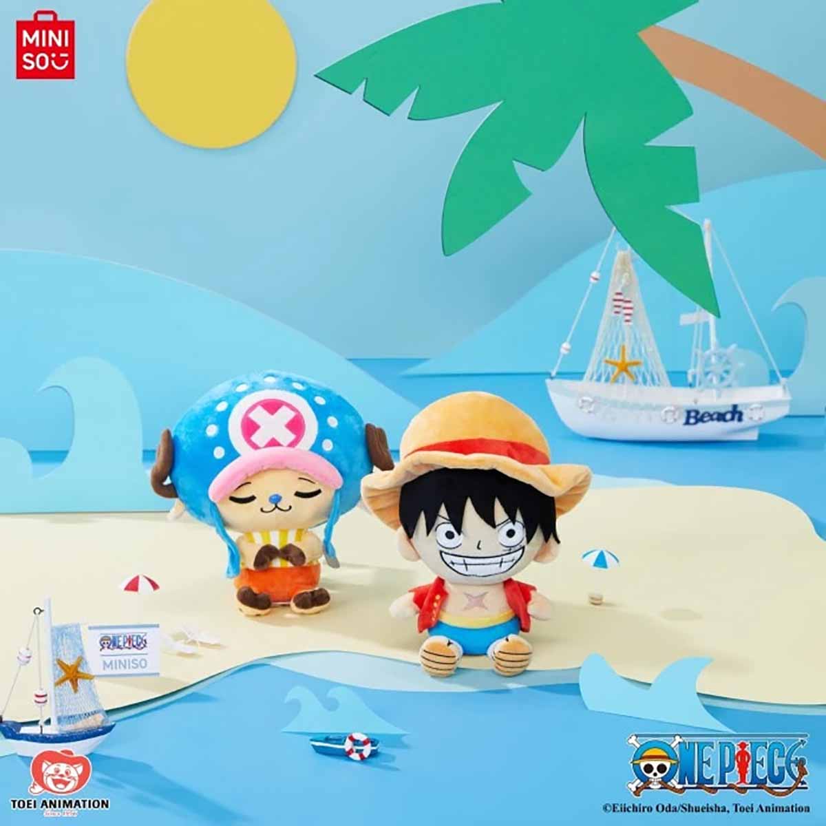 Miniso X One Piece Doll Chopper 27cm One Piece Doll Luffy Doll